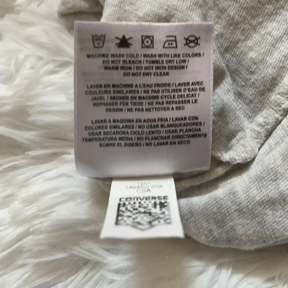 Converse Grey/Pink Size:Large T-Shirt - Picture 6 of 6